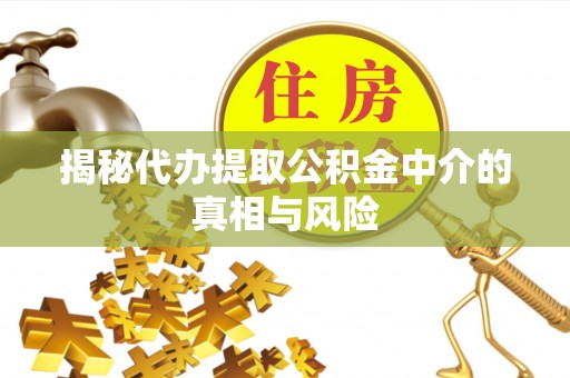 伊通揭秘代办提取公积金中介的真相与风险